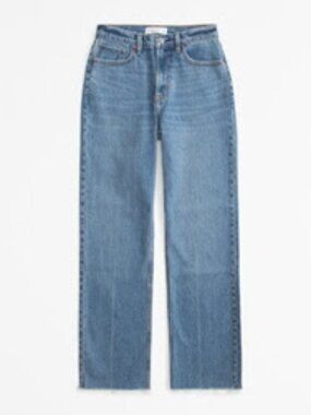 Women's High Rise Vintage Straight Jean - Abercrombie & Fitch